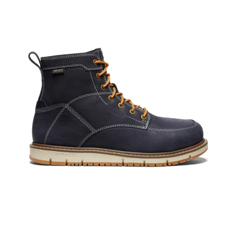 Men's San Jose 6" Waterproof Boot (Aluminum Toe)  |  Sky Captain/Star White sold by Keen