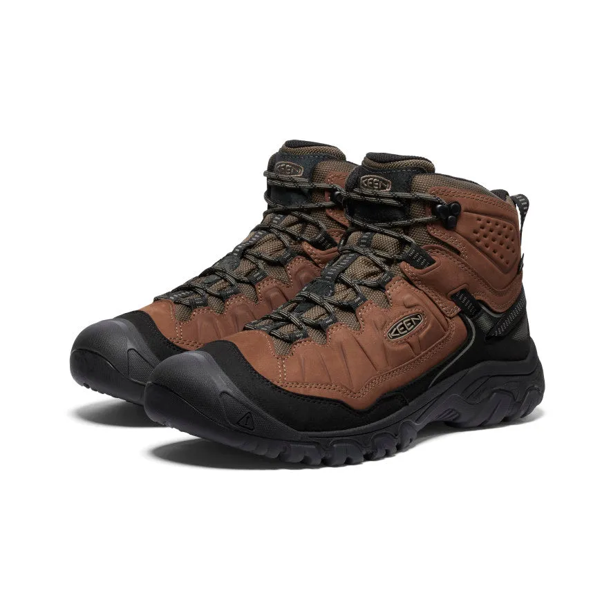 Men's Targhee IV Wide Waterproof Hiking Boot | Bison/Black sold by Keen product image thumbnail 2