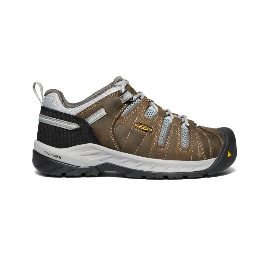 Women's Flint II (Steel Toe) | Cascade Brown/Surf Spray sold by Keen