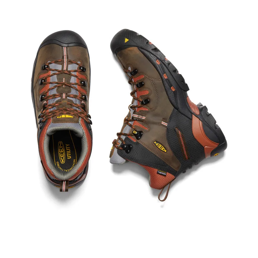 Men's Pittsburgh 6" Waterproof Boot (Soft Toe) | Cascade Brown/Bombay Brown sold by Keen product image thumbnail 4