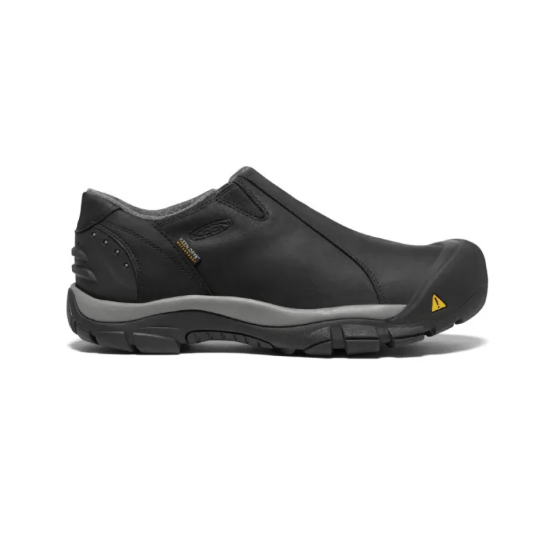 Men's Brixen Waterproof Low  |  Black/Gargoyle sold by Keen