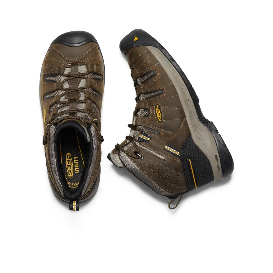 Men's Flint II Boot (Steel Toe) | Cascade Brown/Golden Rod sold by Keen product image thumbnail 4
