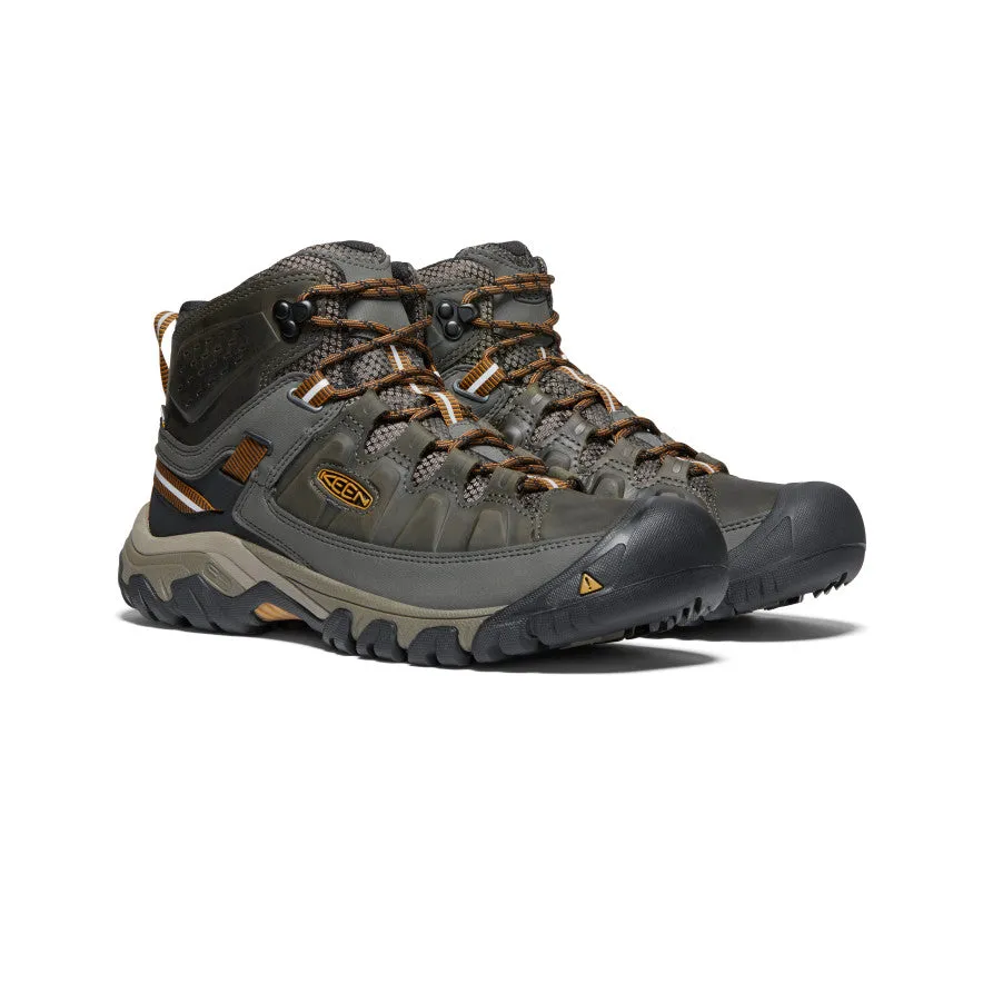 Men's Targhee III Waterproof Mid Wide | Black Olive/Golden Brown sold by Keen product image thumbnail 2