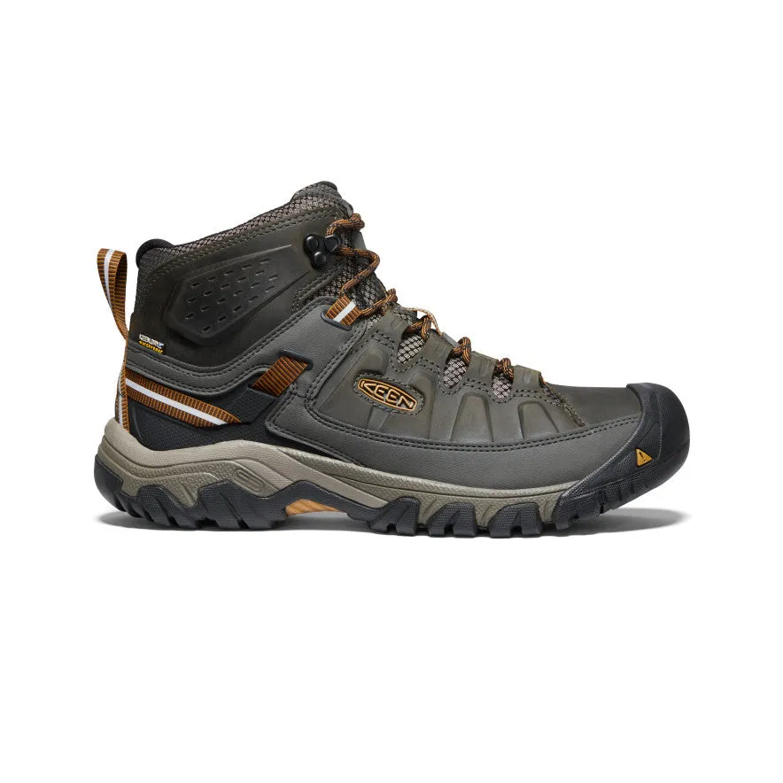 Men's Targhee III Waterproof Mid Wide | Black Olive/Golden Brown sold by Keen