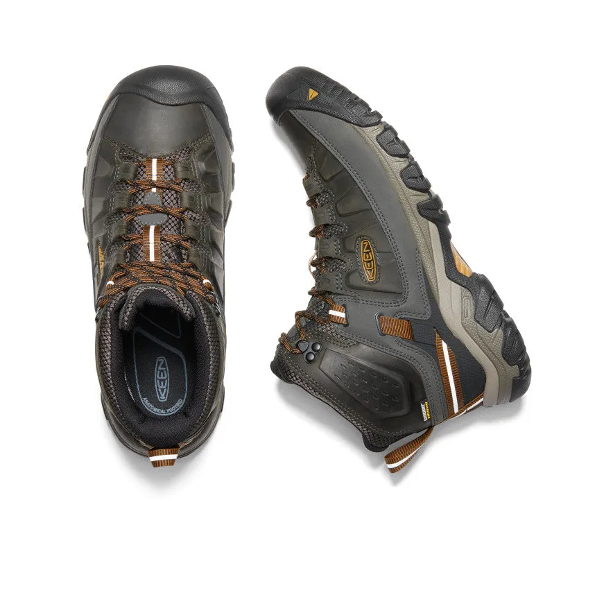 Men's Targhee III Waterproof Mid Wide | Black Olive/Golden Brown sold by Keen product image thumbnail 4