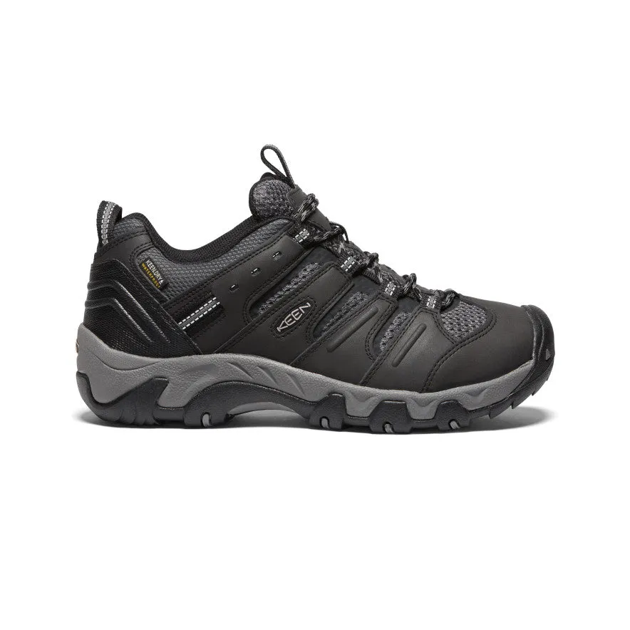 Men's Koven Waterproof Hiking Shoe | Black/Drizzle sold by Keen