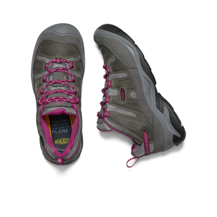 Women's Circadia Waterproof Shoe | Steel Grey/Boysenberry sold by Keen product image thumbnail 4