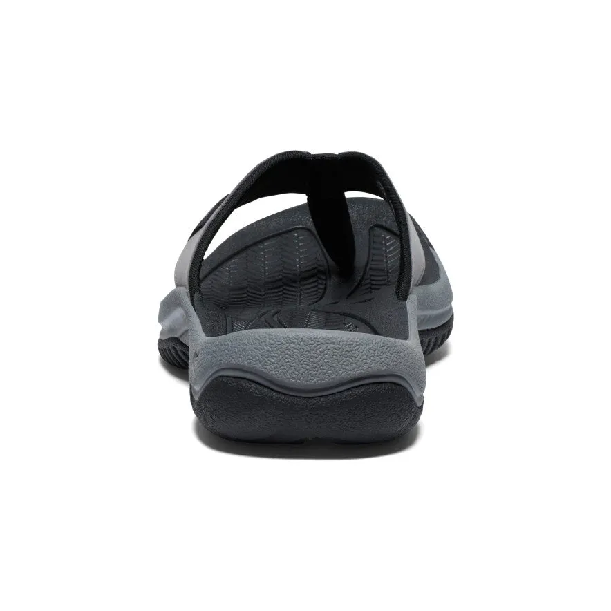 Men's Kona Leather Flip-Flop | Steel Grey/Black sold by Keen product image thumbnail 5