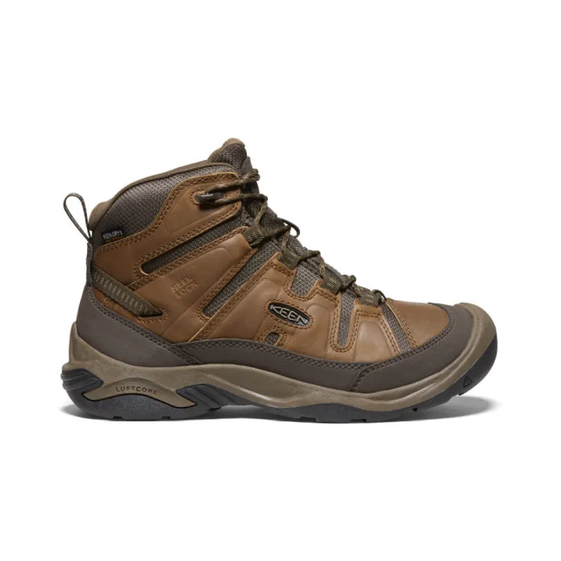 Men's Circadia Waterproof Boot Wide  |  Bison/Brindle sold by Keen