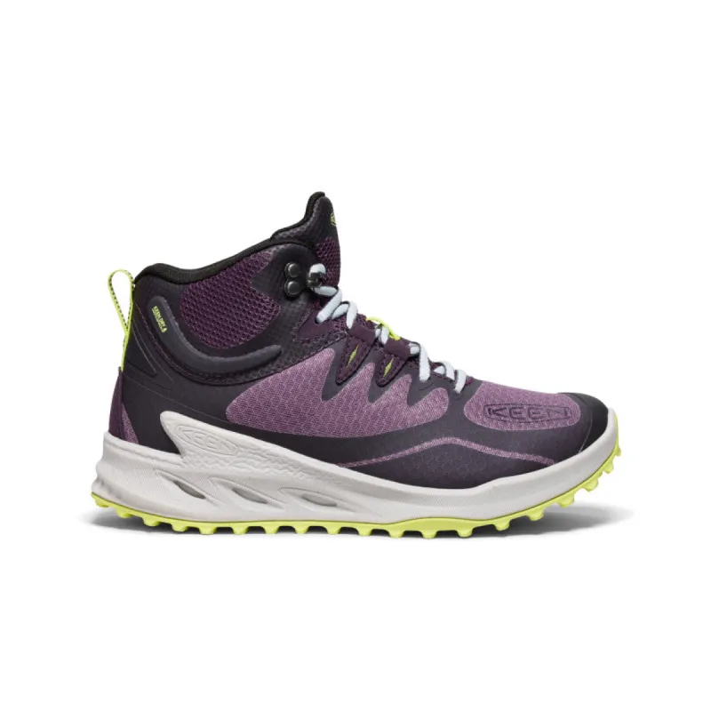 Women's Zionic Waterproof Hiking Boot | Black Plum/Daiquiri Green sold by Keen