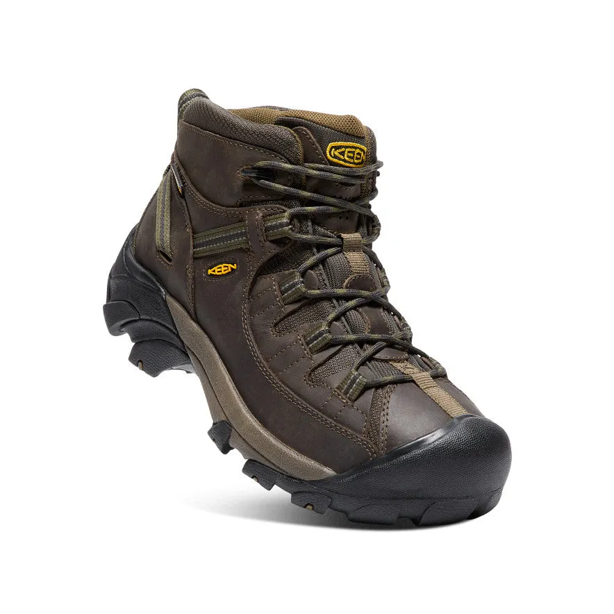 Men's Targhee II Waterproof Mid Wide | Canteen/Dark Olive sold by Keen product image thumbnail 3