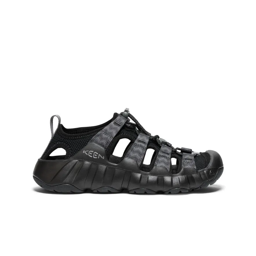 Women's Hyperport H2 Sandal | Black/Steel Grey sold by Keen