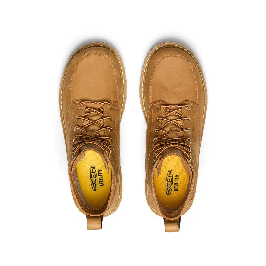 Men's San Jose 6" Waterproof 90° Heel Boot (Soft Toe) | Bistre/Gum sold by Keen product image thumbnail 4