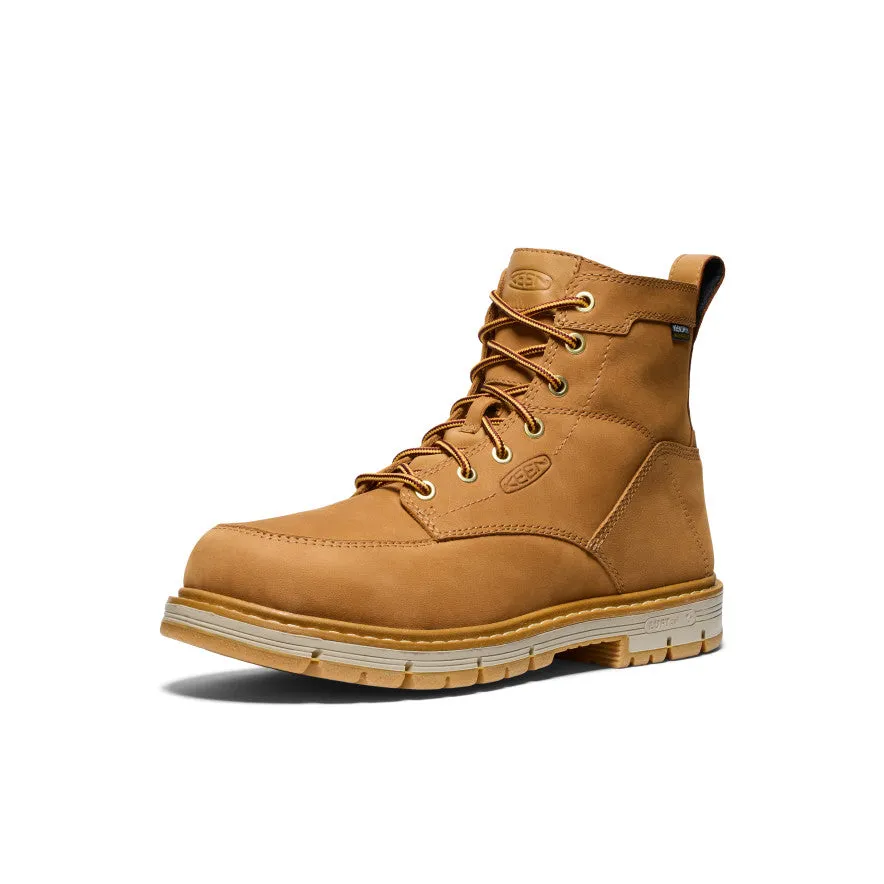 Men's San Jose 6" Waterproof 90° Heel Boot (Soft Toe) | Bistre/Gum sold by Keen product image thumbnail 3