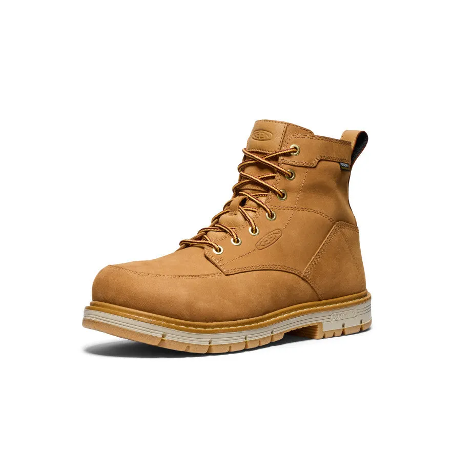 Men's San Jose 6" Waterproof 90° Heel Boot (Aluminum Toe) | Bistre/Gum sold by Keen product image thumbnail 3
