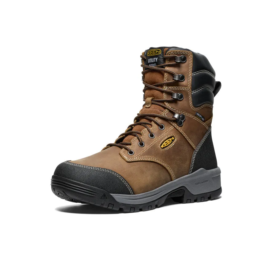 Men's Evanston 8" Insulated Waterproof Boot (Soft Toe) | Bison/Black sold by Keen product image thumbnail 3