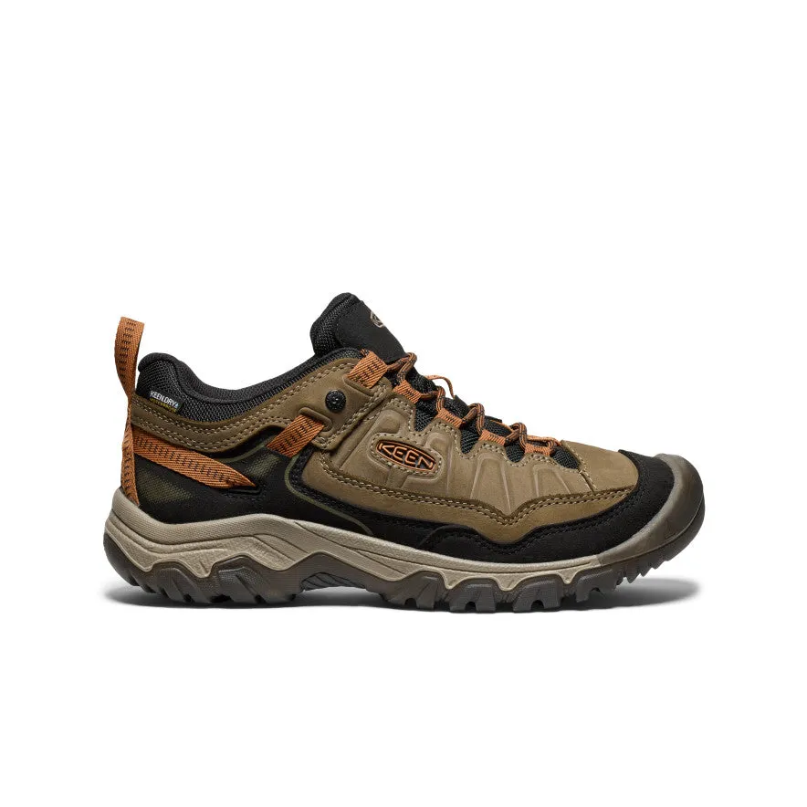 Men's Targhee IV Wide Waterproof Hiking Shoe | Sea Turtle/Roasted Pecan sold by Keen