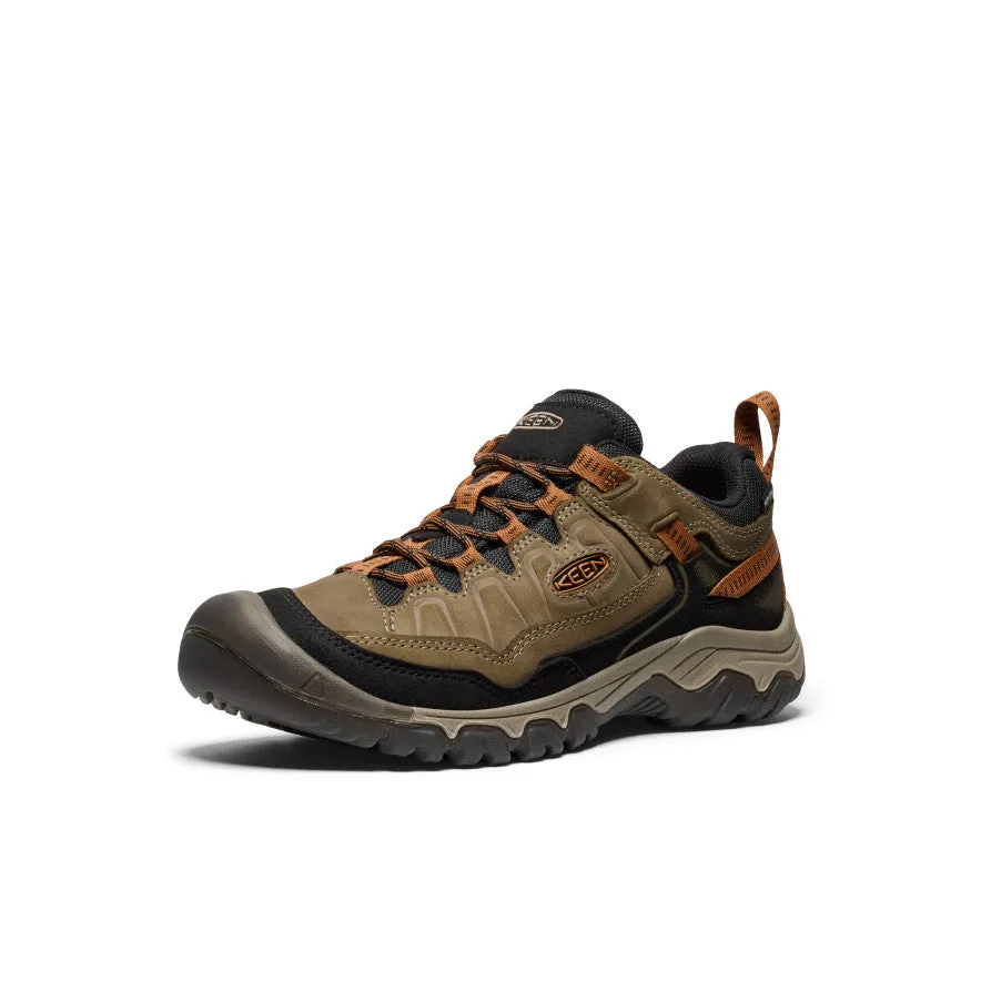 Men's Targhee IV Wide Waterproof Hiking Shoe | Sea Turtle/Roasted Pecan sold by Keen product image thumbnail 3