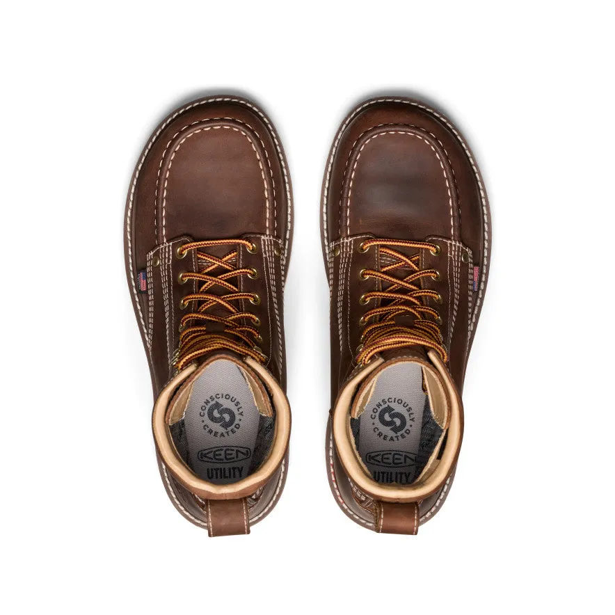 Men's Liberty 8" Waterproof Boot (Carbon Toe) | Chestnut/Gum sold by Keen product image thumbnail 4