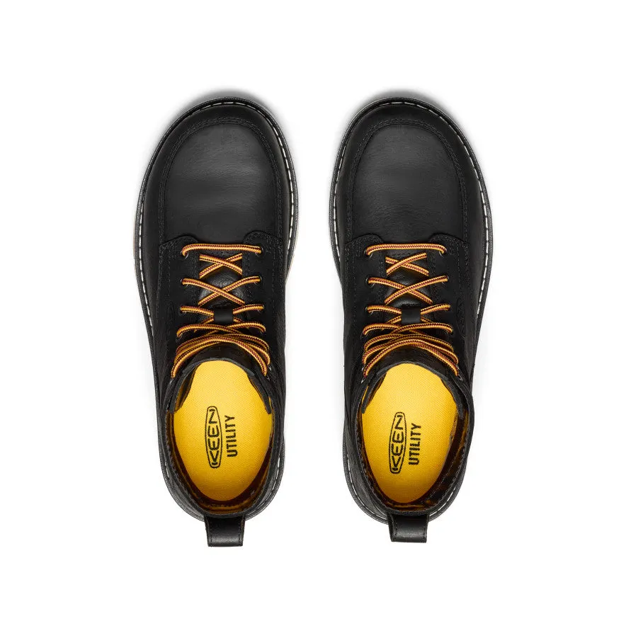 Men's San Jose 6" Waterproof Boot (Aluminum Toe) | Black/Gum sold by Keen product image thumbnail 4