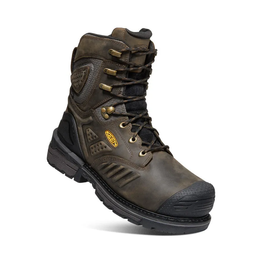 Men's Philadelphia 8" Waterproof Boot (Carbon-Fiber Toe) | Cascade Brown/Black sold by Keen product image thumbnail 3