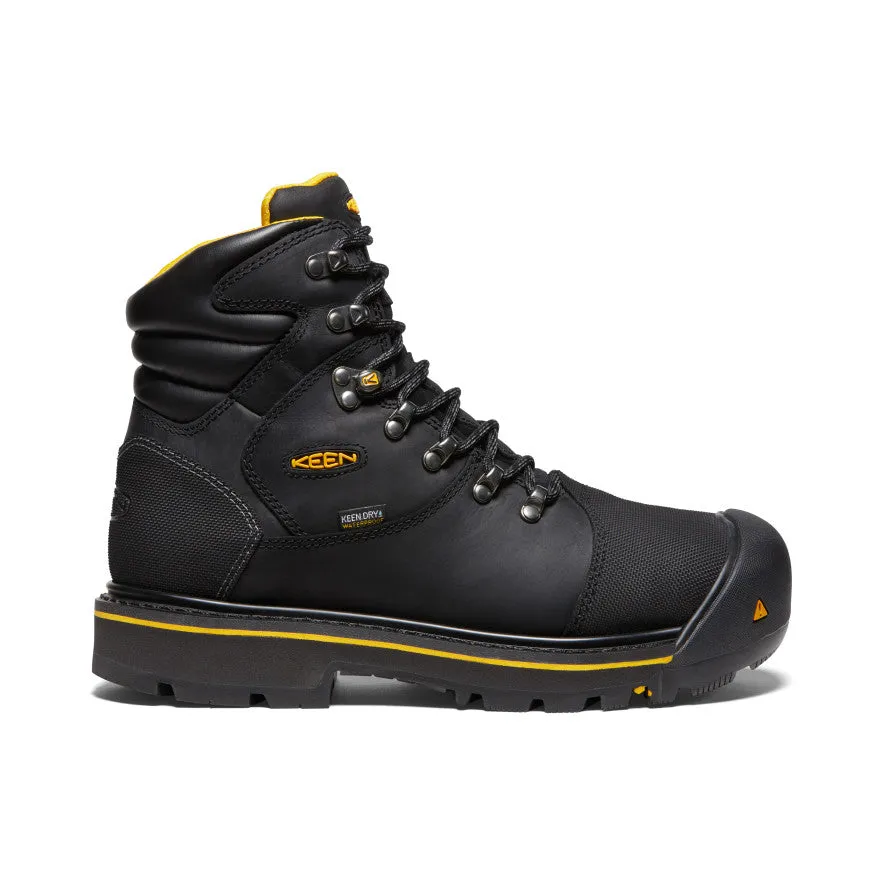 Men's Milwaukee Waterproof (Steel Toe) | Black sold by Keen