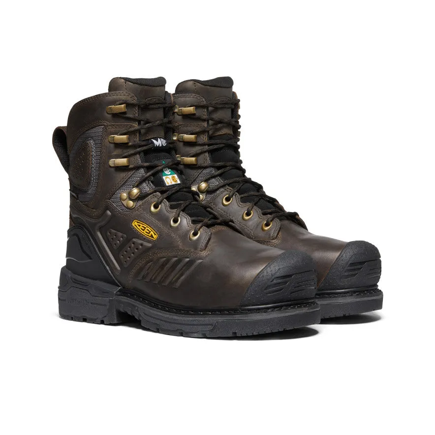 Men's CSA Philadelphia 8" Internal MET Waterproof Boot (Carbon-Fiber Toe) | Cascade Brown/Black sold by Keen product image thumbnail 2