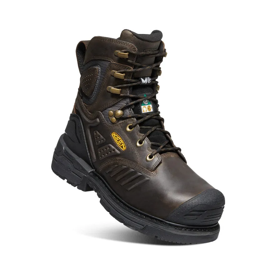 Men's CSA Philadelphia 8" Internal MET Waterproof Boot (Carbon-Fiber Toe) | Cascade Brown/Black sold by Keen product image thumbnail 3
