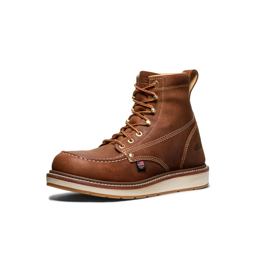 Men's Liberty 6" Boot (Soft Toe) | Leather Brown/Birch sold by Keen product image thumbnail 3