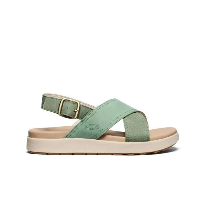 Women's Elle Luxe Cross Strap Sandal  |  Granite Green/Granite Green sold by Keen