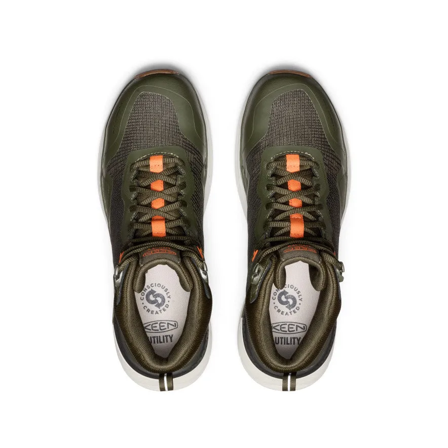 Men's Synchro Waterproof Work Boot (Carbon Toe) | Forest Night/Gum sold by Keen product image thumbnail 4