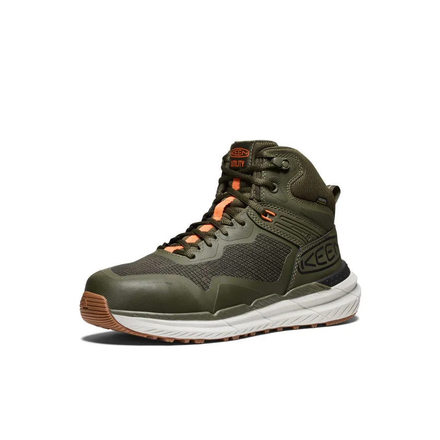 Men's Synchro Waterproof Work Boot (Carbon Toe) | Forest Night/Gum sold by Keen product image thumbnail 3