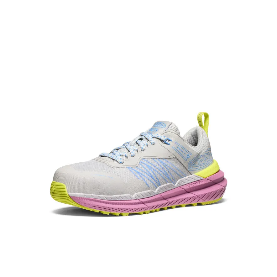 Women's Speedworks ESD Work Sneaker (Carbon Toe) | Alloy/Moonlight Mauve sold by Keen product image thumbnail 3