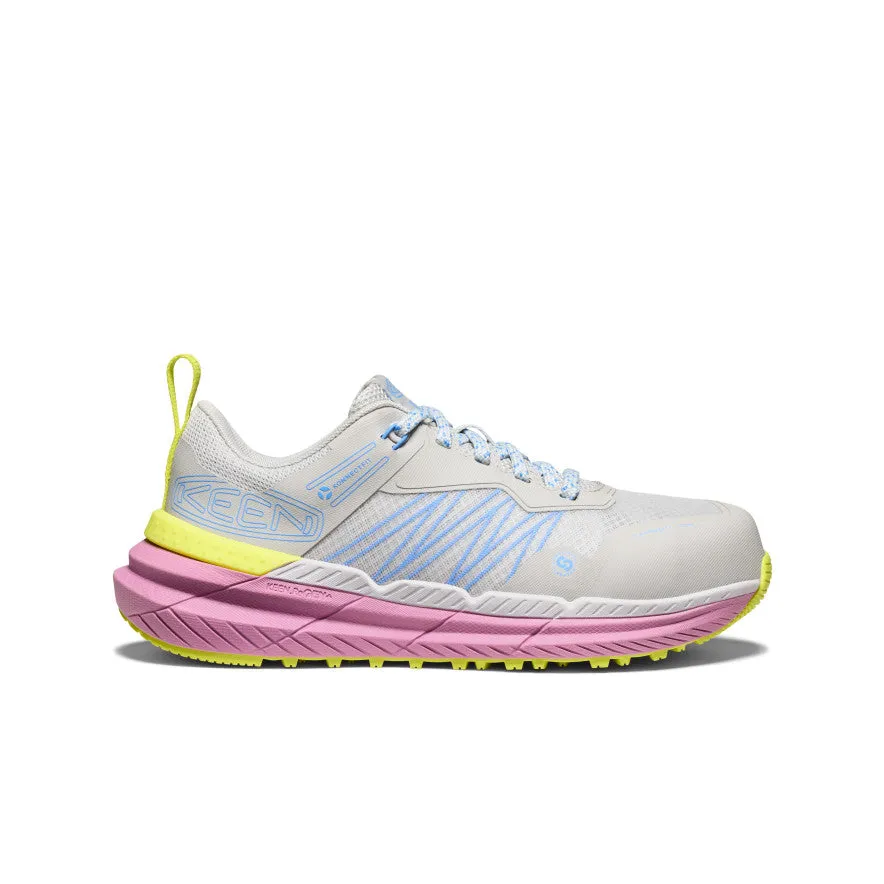 Women's Speedworks ESD Work Sneaker (Carbon Toe) | Alloy/Moonlight Mauve sold by Keen