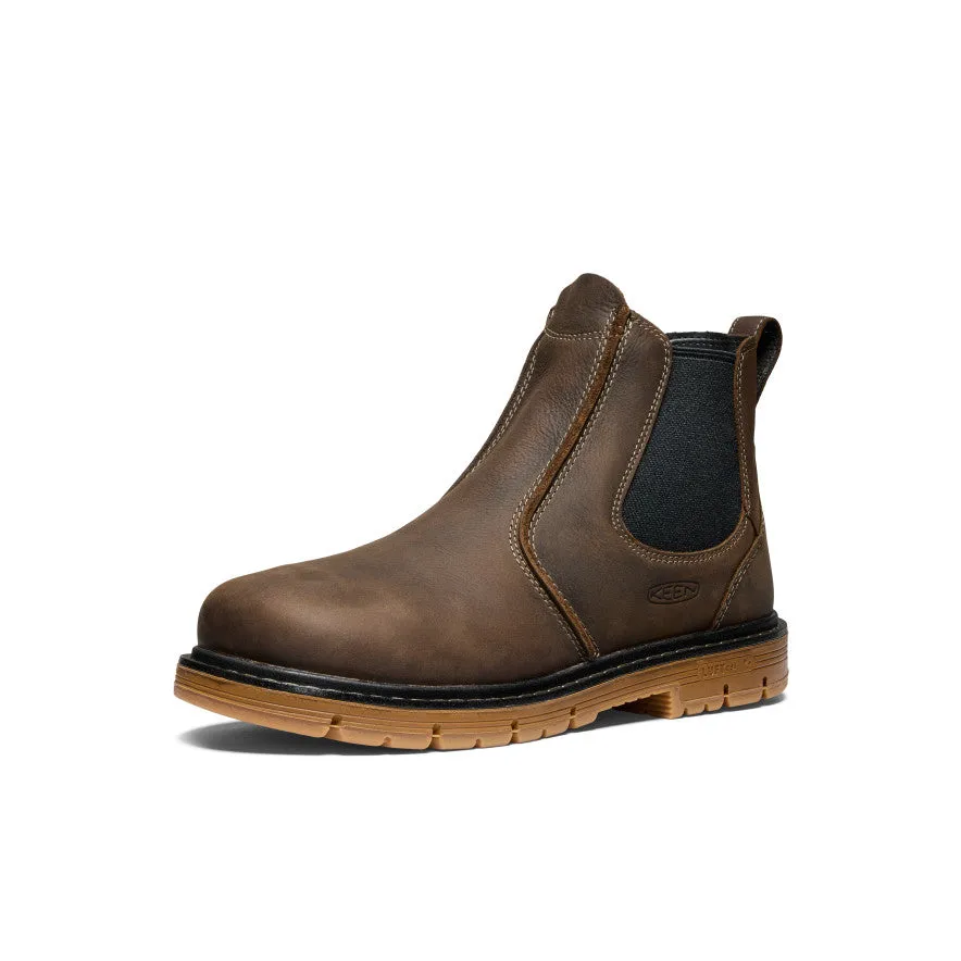 Men's San Jose Chelsea 90° Heel Boot (Aluminum Toe) | Cascade Brown/Gum sold by Keen product image thumbnail 3