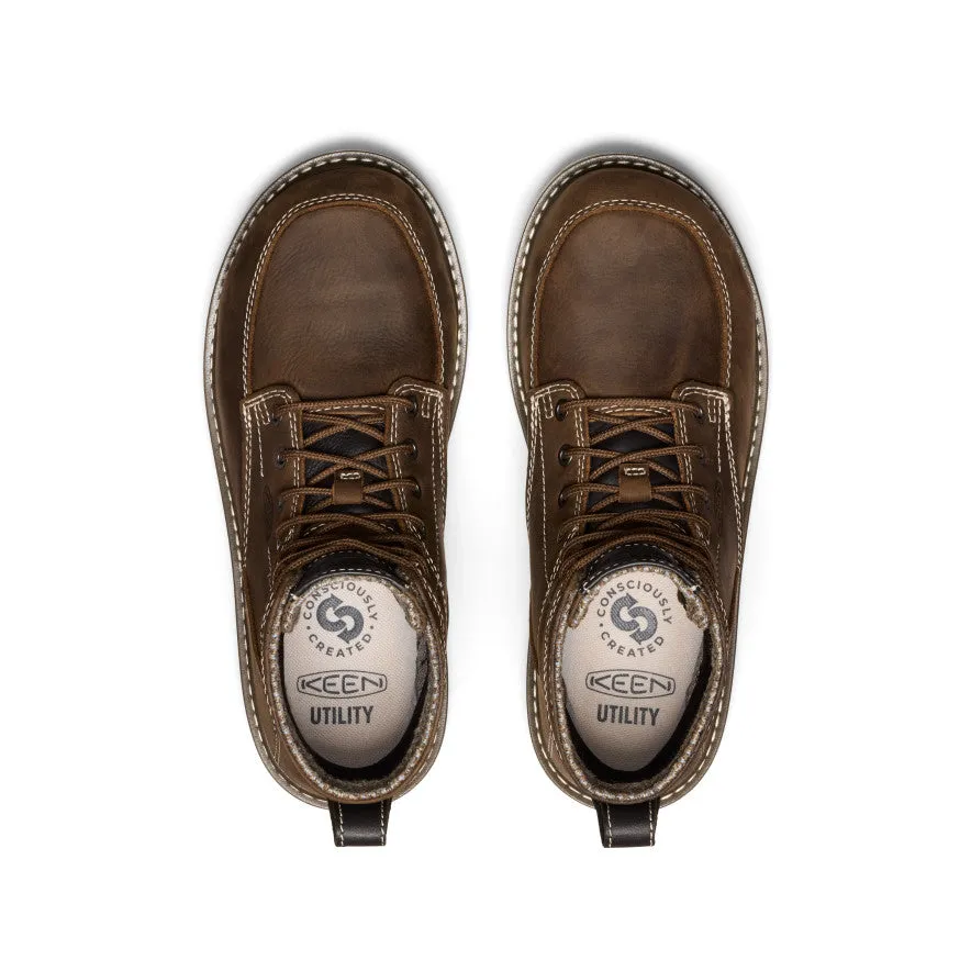 Women's San Jose 6" Waterproof Boot (Aluminum Toe) | Cascade Brown/Gum sold by Keen product image thumbnail 4