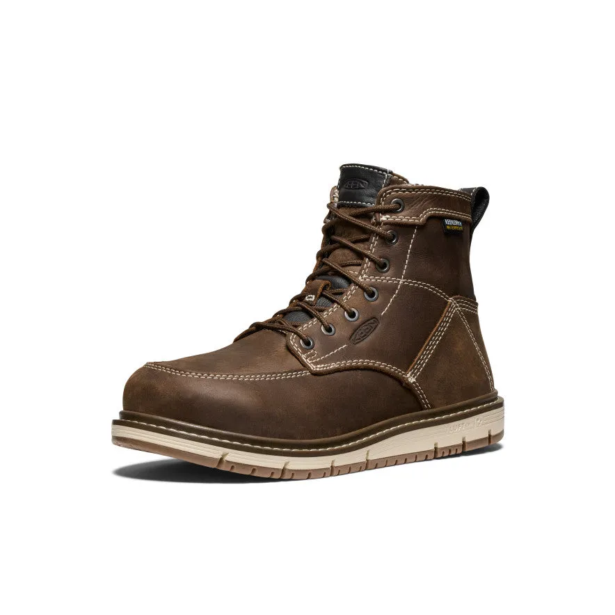 Women's San Jose 6" Waterproof Boot (Aluminum Toe) | Cascade Brown/Gum sold by Keen product image thumbnail 3