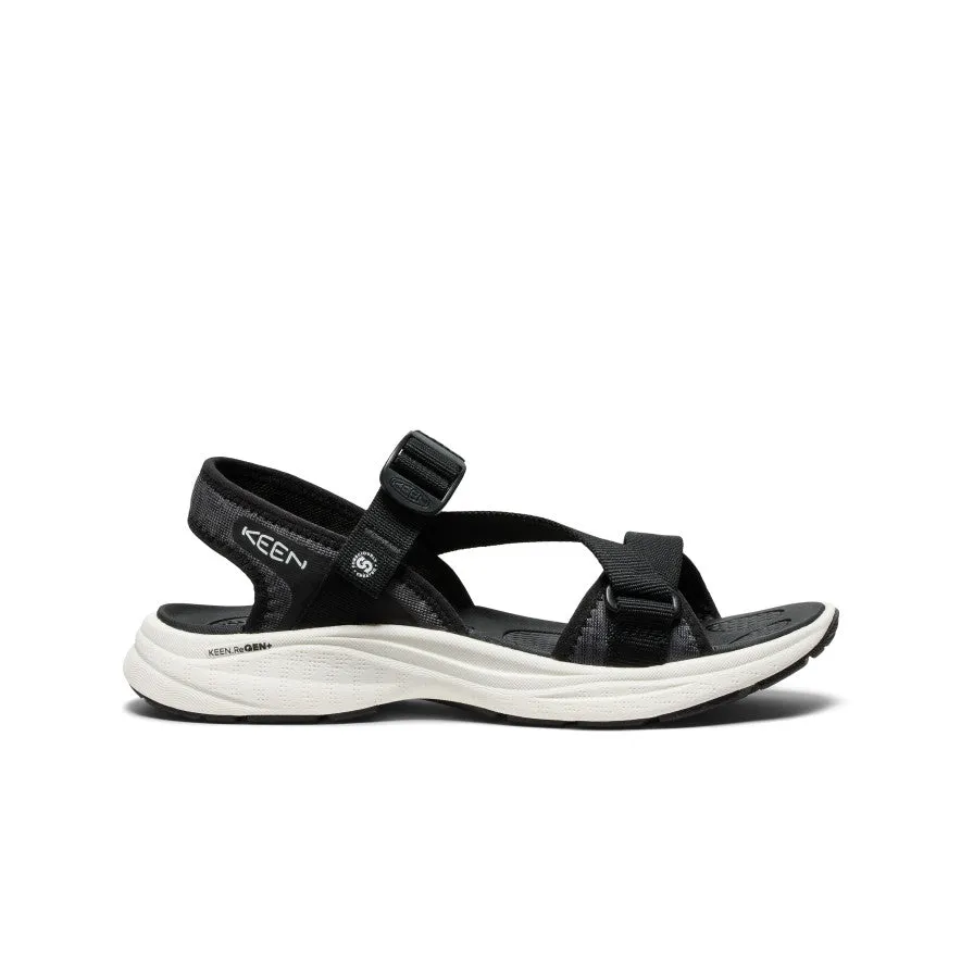 Women's Leiki Open-Toe Sandal | Black/Star White sold by Keen