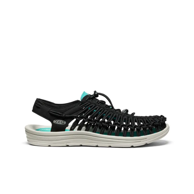 Men's UNEEK Sneaker  |  Black/Bright Aqua sold by Keen