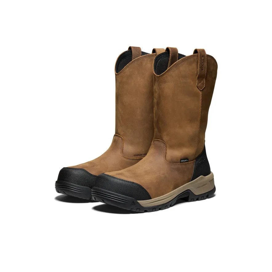 Men's Evanston Pull-On Waterproof Boot (Carbon Toe) | Bison/Black sold by Keen product image thumbnail 2