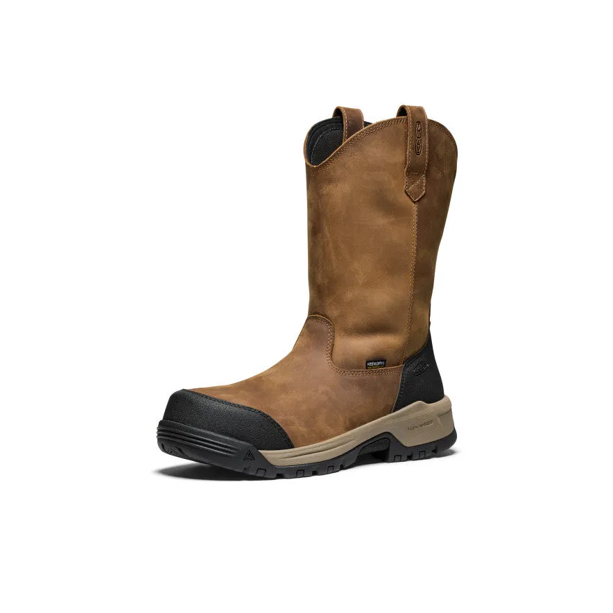 Men's Evanston Pull-On Waterproof Boot (Carbon Toe) | Bison/Black sold by Keen product image thumbnail 3