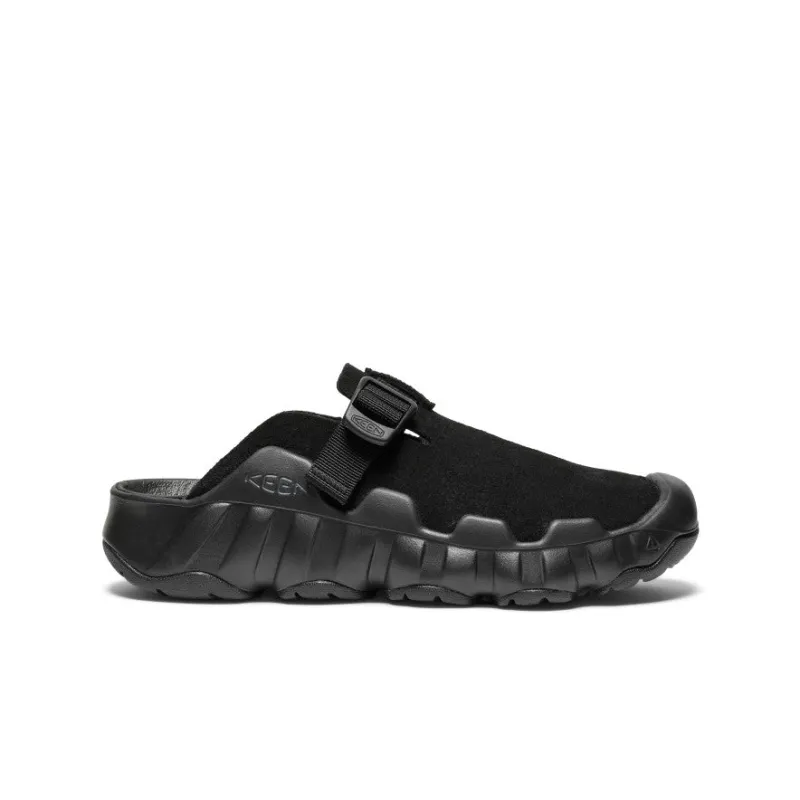 Women's Hyperport Leather Clog  |  Black/Black sold by Keen