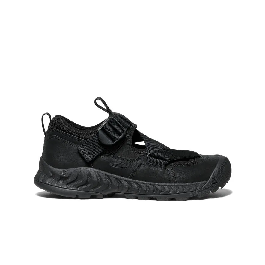 All Gender Hoodzerra Sandal  |  Black/Black sold by Keen
