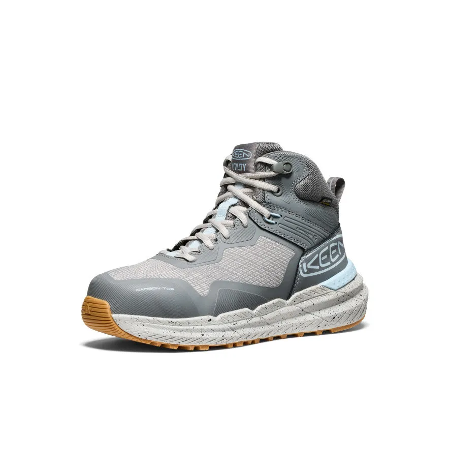 Women's Synchro Waterproof Work Boot (Carbon Toe) | Steel Grey/Gum sold by Keen product image thumbnail 3