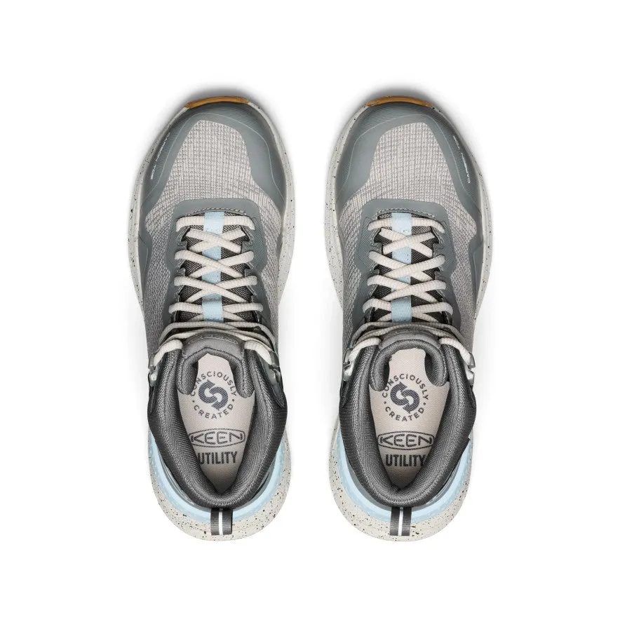 Women's Synchro Waterproof Work Boot (Carbon Toe) | Steel Grey/Gum sold by Keen product image thumbnail 4