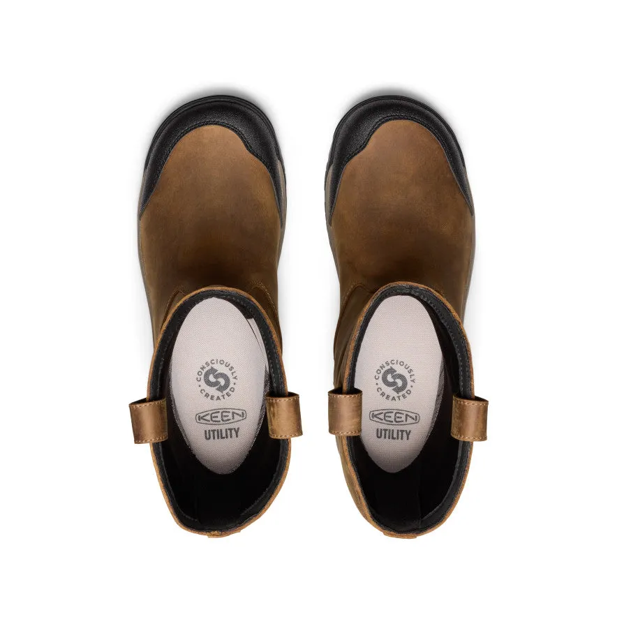 Men's Evanston Pull-On Waterproof Boot (Soft Toe) | Bison/Black sold by Keen product image thumbnail 4