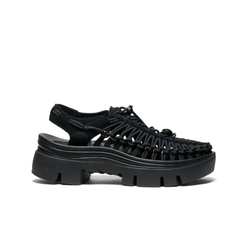 All Gender UNEEK PLT Sneaker  |  Black/Black sold by Keen