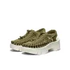 All Gender UNEEK PLT Sneaker | Martini Olive/Star White sold by Keen