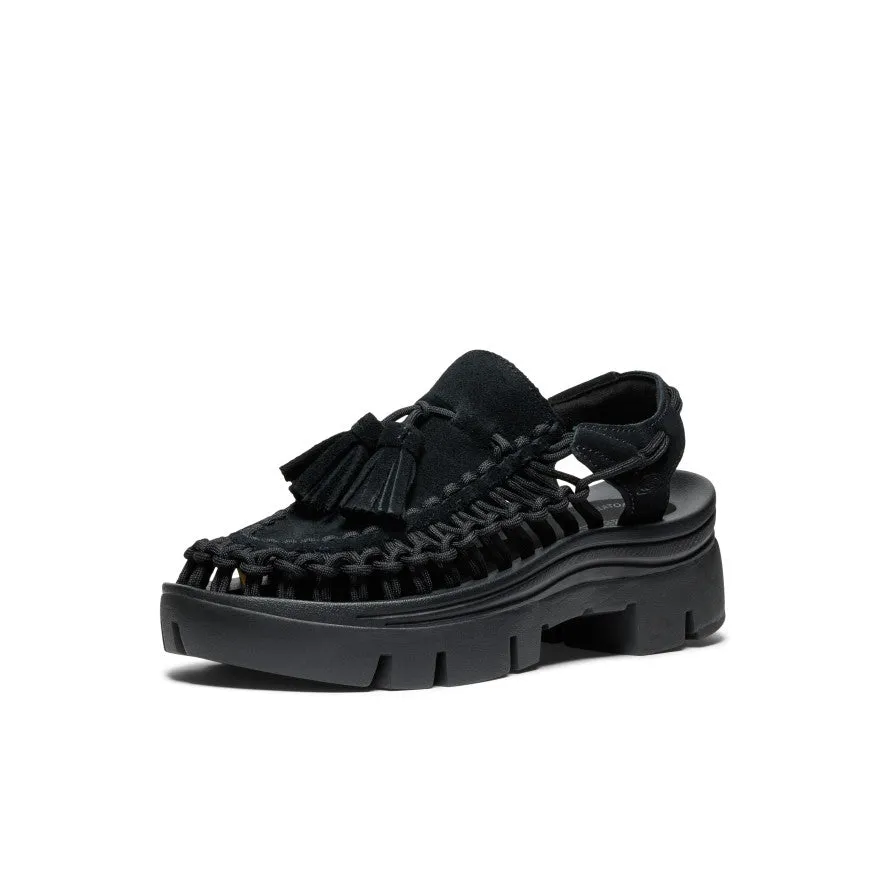 All Gender UNEEK PLT Tassel Sneaker | Black/Black sold by Keen product image thumbnail 2