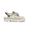 All Gender UNEEK PLT Tassel Sneaker  |  Champagne Gold/Star White sold by Keen